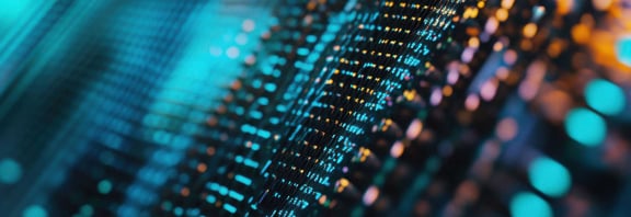 Mikroskopische Nahaufnahme einer Displaystruktur. Präzise Fertigungsprozesse für moderne Displaytechnologien und hochauflösende Bildschirmkomponenten.