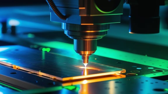 Präzises Laserbearbeitungssystem für Materialbearbeitung und Mikrobearbeitung. Exakte Positionierung durch hochpräzise Motion Systems.
