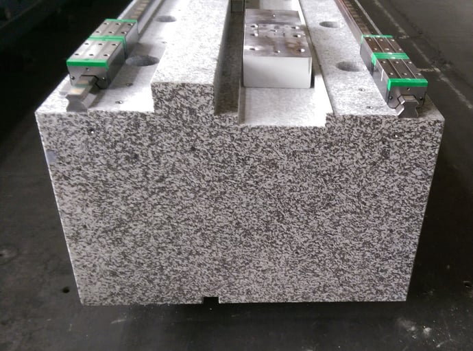 More competitive in machine tool construction with granite machine beds